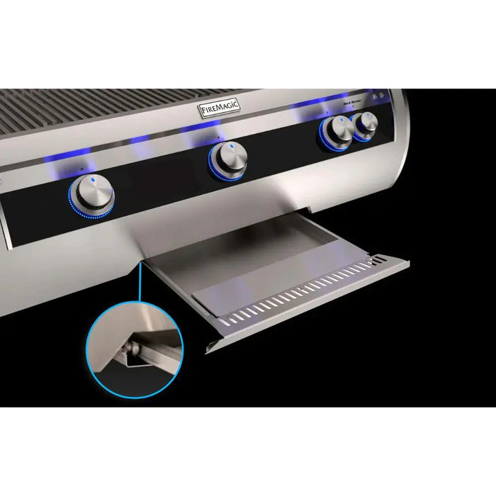 Fire Magic Echelon Diamond E1060s "A" Series Freestanding Gas Grill with Rotisserie, Infrared Burner, Power Burner, Analog Thermometer & Magic View Window - Natural Gas - E1060s-9LAN-51-W