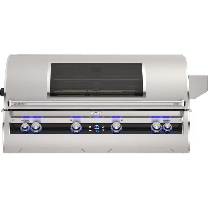 Fire Magic Echelon Diamond E1060i 48-Inch Built-In Natural Gas Grill w/ Rotisserie & Digital Thermometer - E1060I-9E1N
