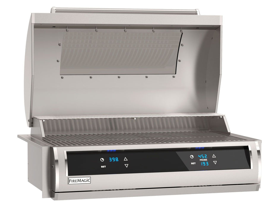 Fire Magic Electric EL500 30-Inch Post Mount Accessible ADA Electric Grill with Digital Timer, Dual Controls and Window